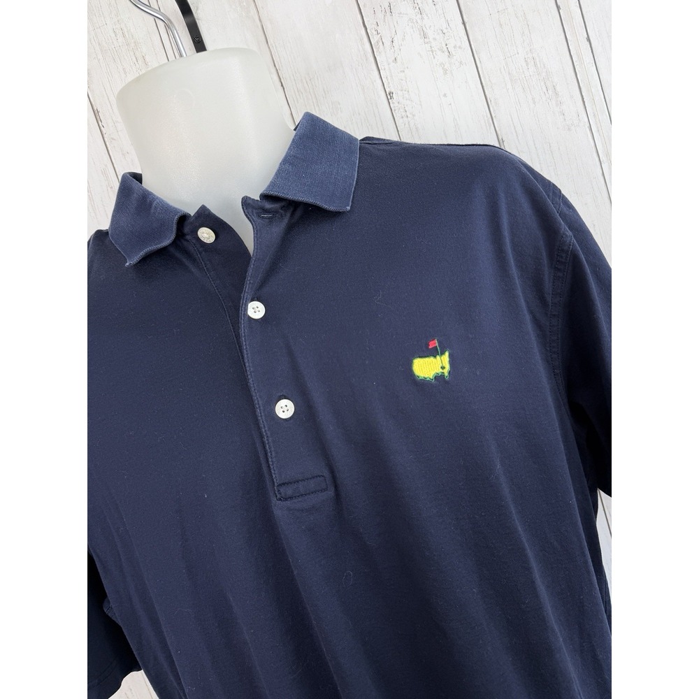 Men's Amen Corner Masters Polo Golf Shirt Navy Size M